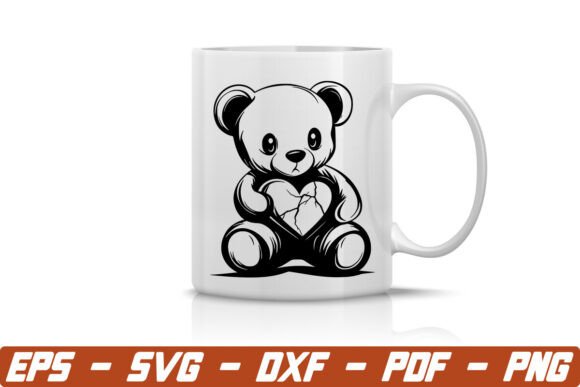 Anatomical Heart SVG: When Teddy Bear Holding a Broken Heart Meets Medical Precision