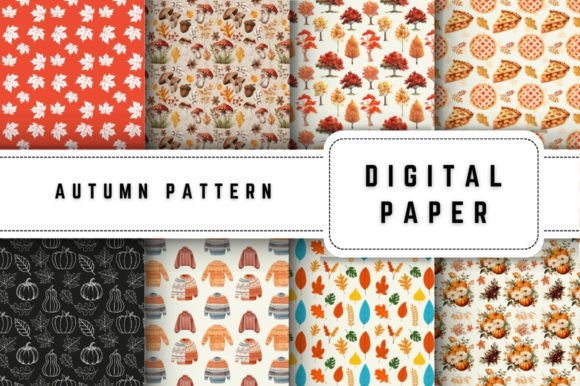 Autumn Pattern Digital Papers in Contemporary Creative Workflows