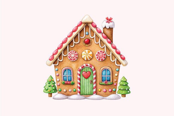 Christmas Gingerbread House Clipart PNG: A Versatile Digital Resource for Creative Projects