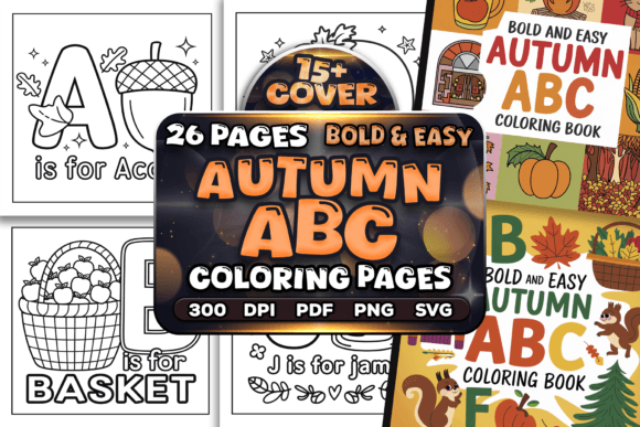 Evaluating the Bold and Easy Autumn ABC Coloring Book for Learning and Creativity
