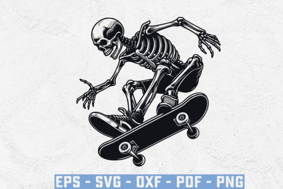 Funny Skeleton Skateboarding SVG and Skull Graphic Pack: A Practical Evaluation