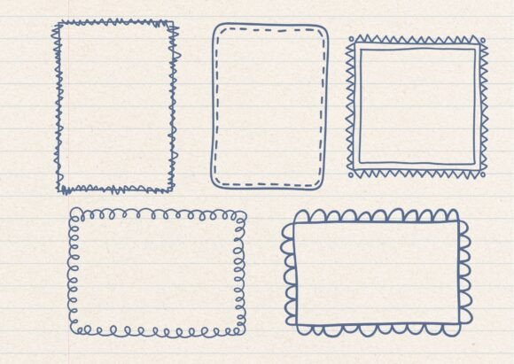 Hand Drawn Doodle Frame: A Creative Asset for Modern Projects