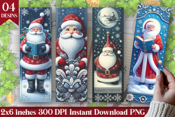 Preserving Holiday Charm with Vintage Santa Bookmarks
