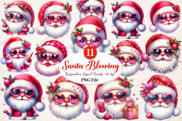 Retro Santa Blowing Bubble PNG Clipart: A Practical Guide for Digital Crafters