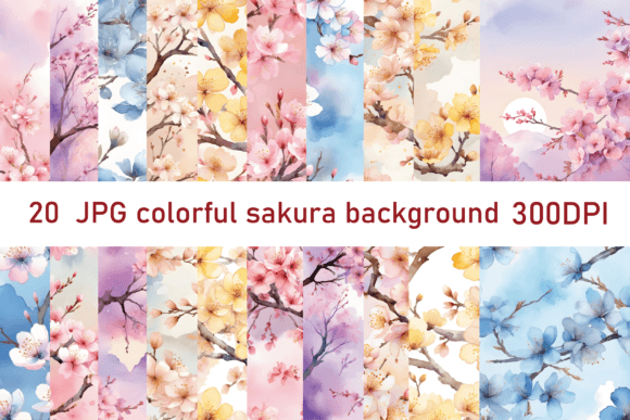 Spring Cherry Blossom Floral Background
