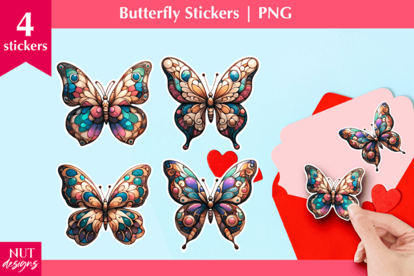 Spring Stickers & Butterfly Stickers