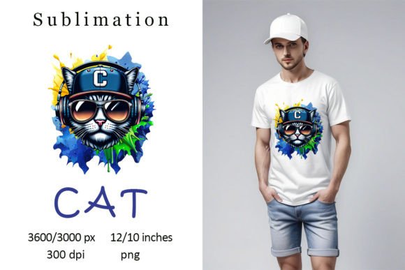 Sublimation Cat PNG: Your New Creative Companion
