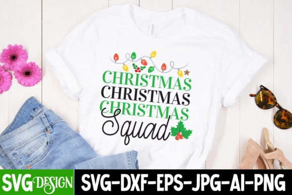 Unlock Holiday Creativity with the Christmas Squad SVG Cut File