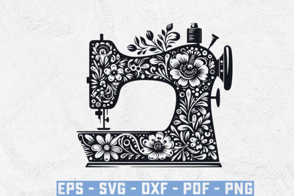 Unlocking Creative Commerce: The Strategic Value of the Floral Sewing Machine SVG in Modern Design