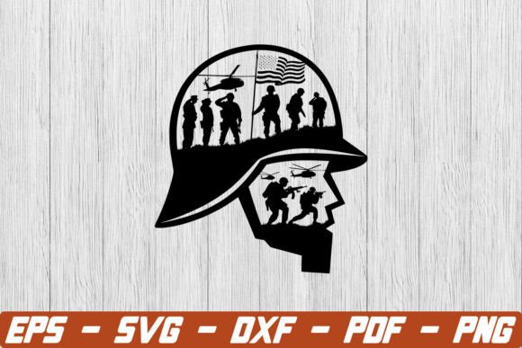 US Soldier Scene SVG: Creative Project Ideas