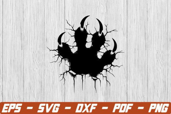 USA Flag Claw in Wall Clipart SVG, Eagle: A Powerful Blend of Patriotism and Art