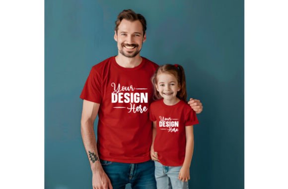 Using the Father’s Day T‑shirt Red Mockup for Clean Product Presentations