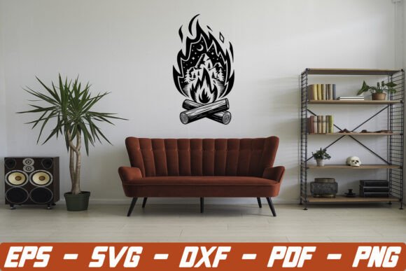 Using the Mountain Bonfire SVG and Cold Summer Nights Design Set for Strategic Creative Projects
