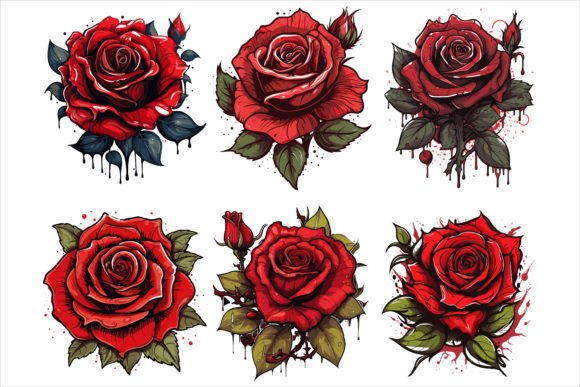 Why a Watercolor Red Rose Floral Bouquet Is a Strategic Asset for Creators